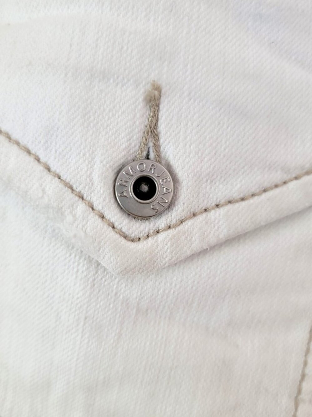 ARMOR JEANS WHITE DENIM - Picture 5 of 12